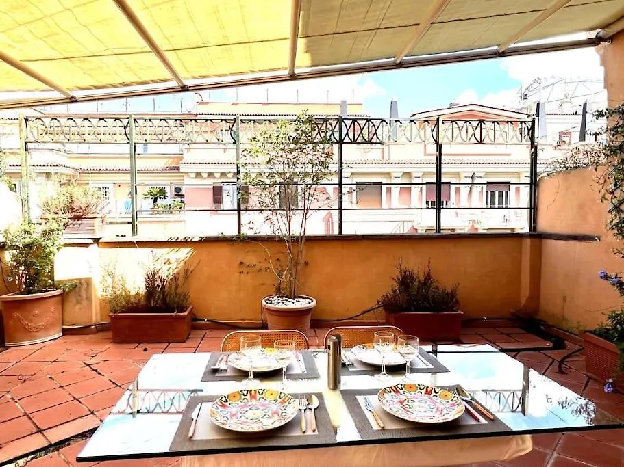 The Terrace In Rome Apartment